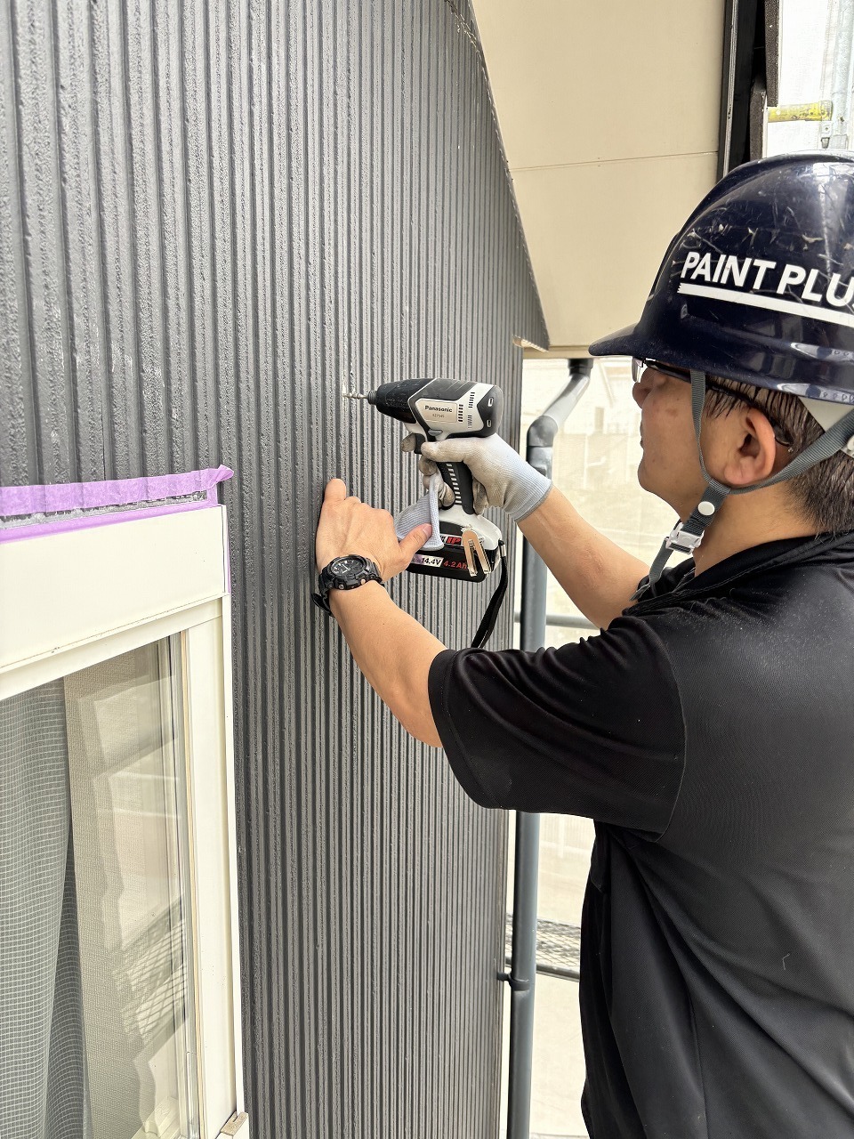 外壁塗装の下塗り