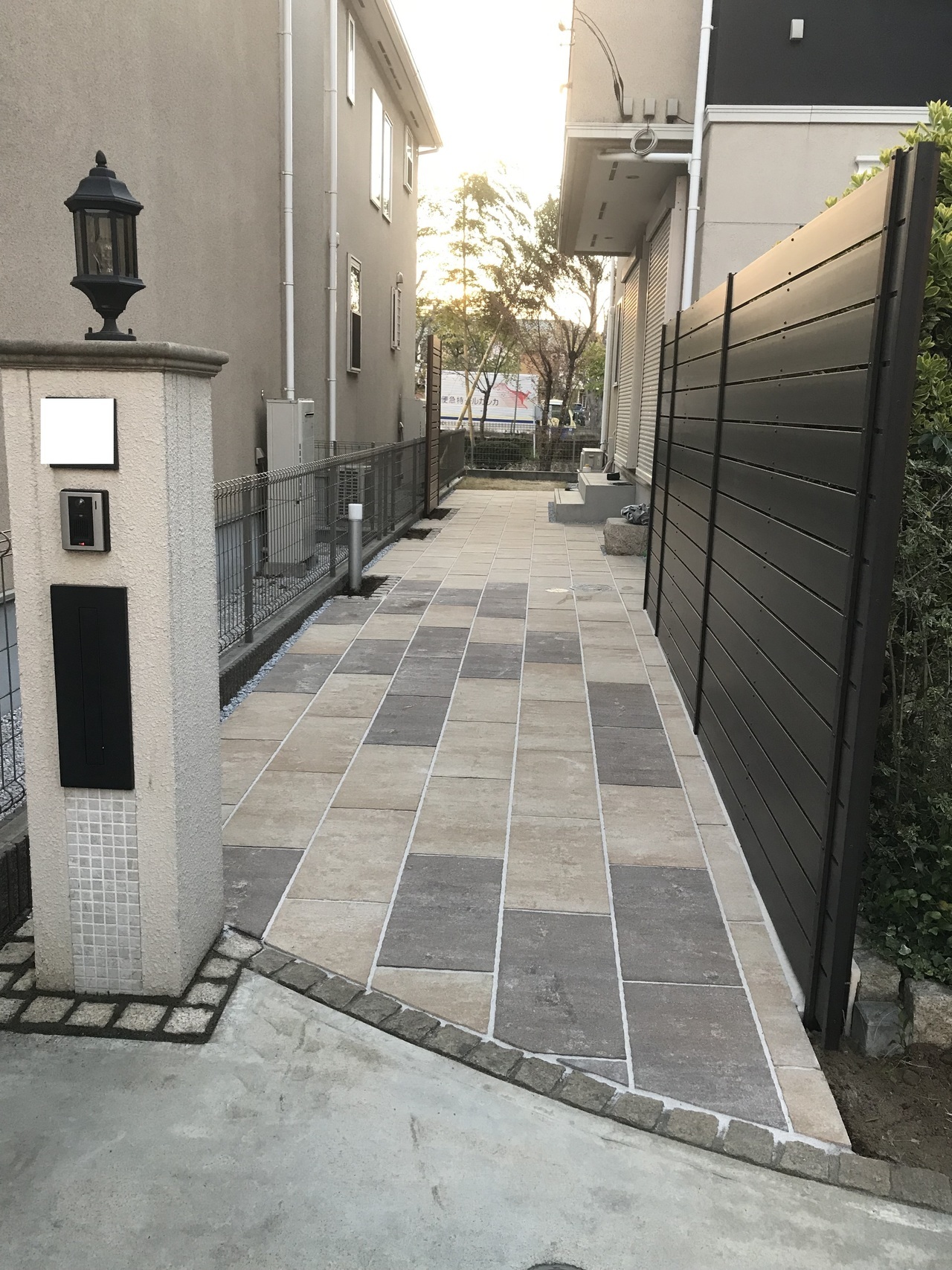 小平市リフォームワークスのエクステリア施工事例：外構エクステリア工事