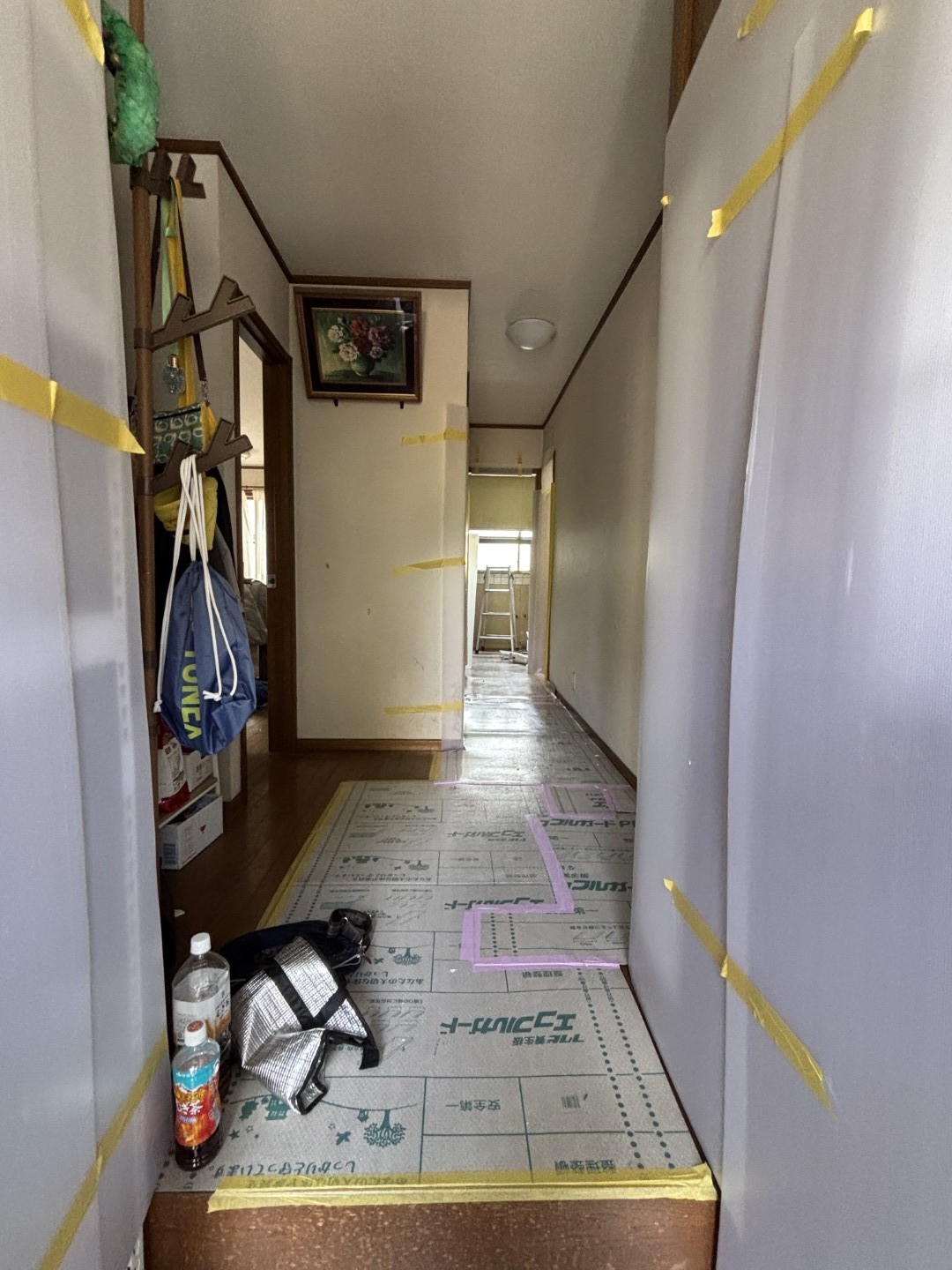 養生中の部屋