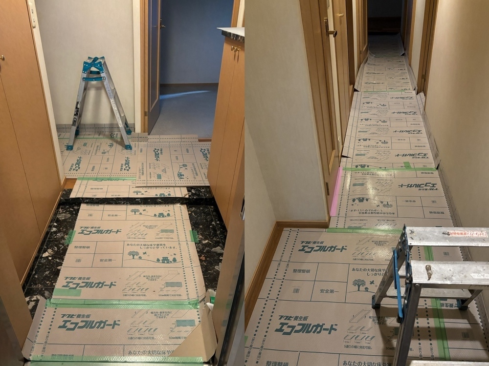 養生中の部屋