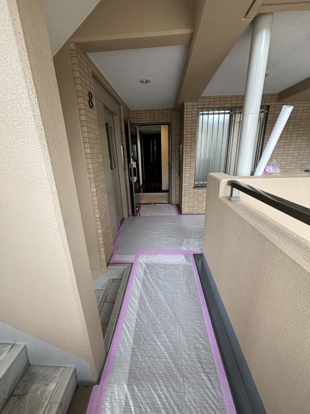 養生中の部屋