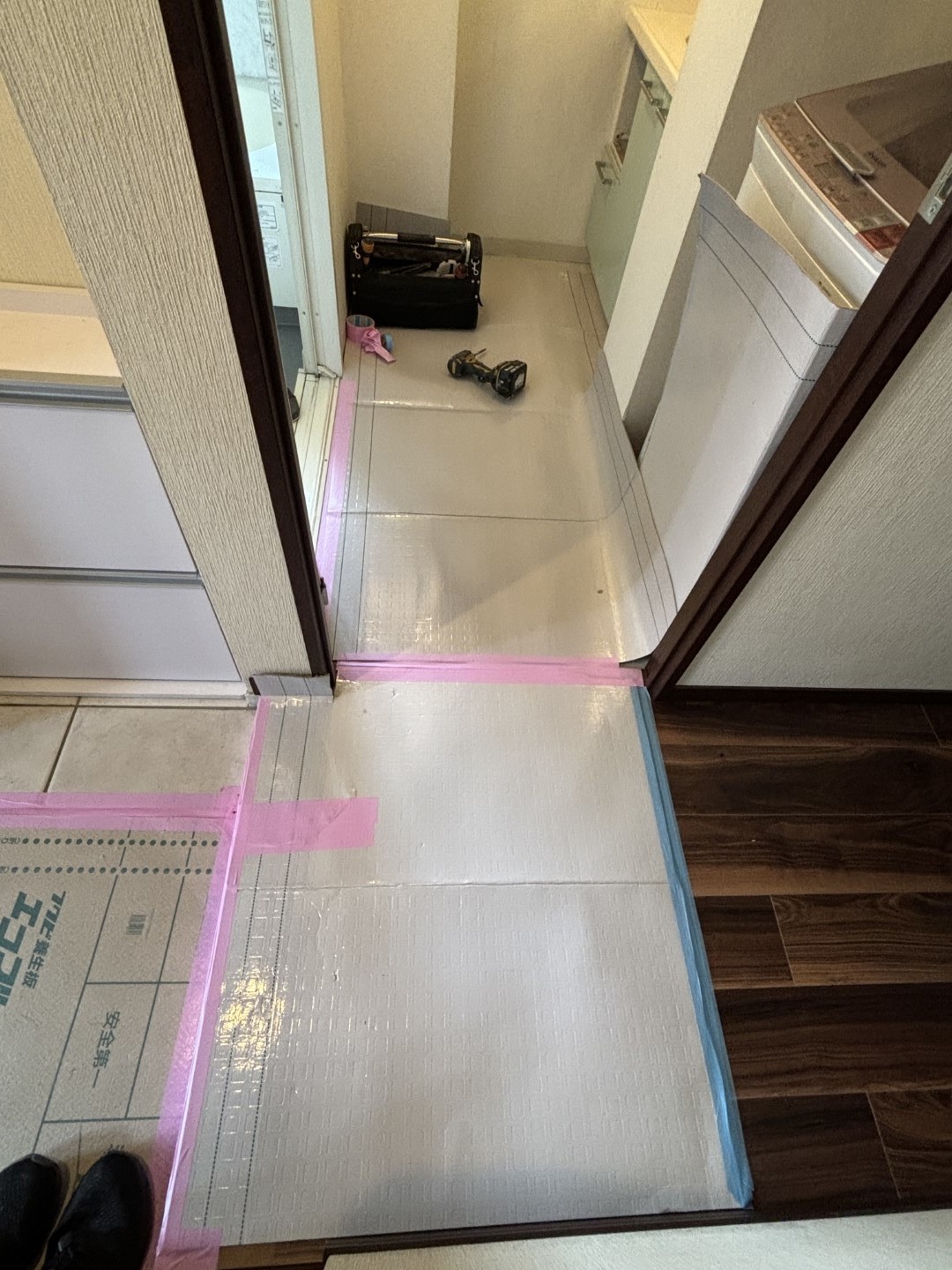 養生中の部屋
