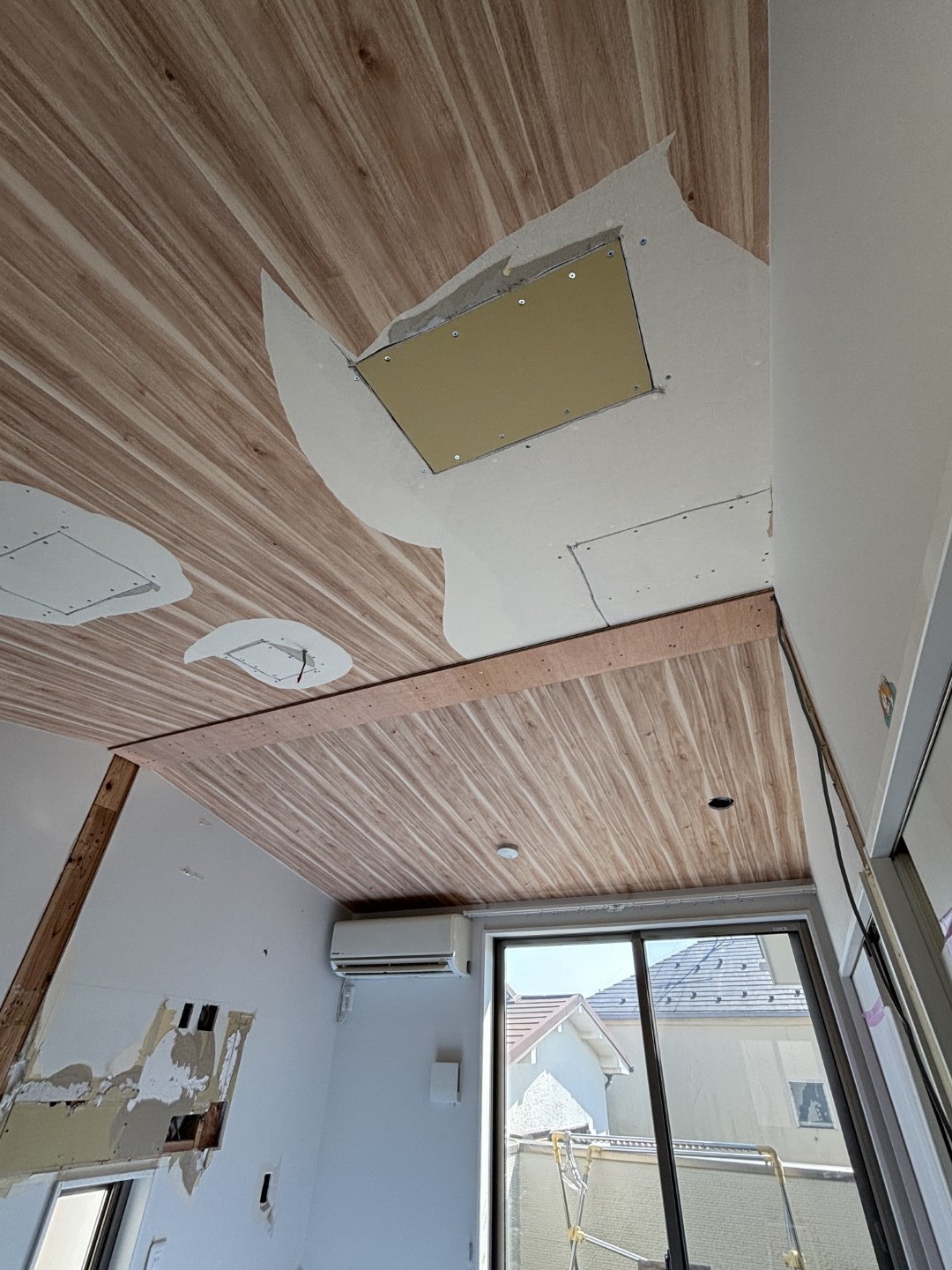 壁・床の補修をした部屋