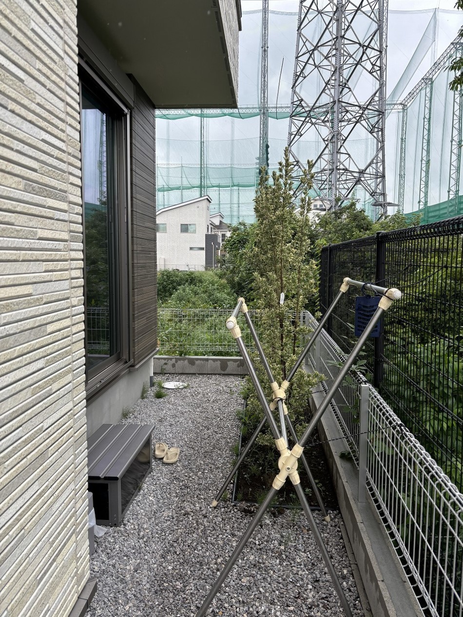外構工事施工前の外観