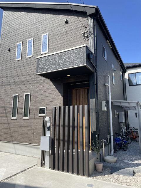 小平市リフォームワークスのエクステリア施工事例：エコモックフェンス　小平市
