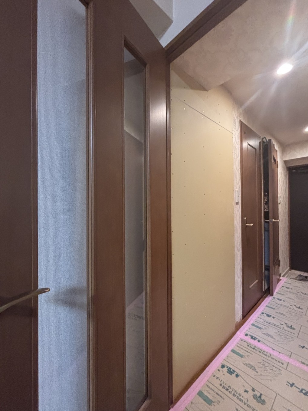 間取り変更に伴う既存開口部の閉鎖