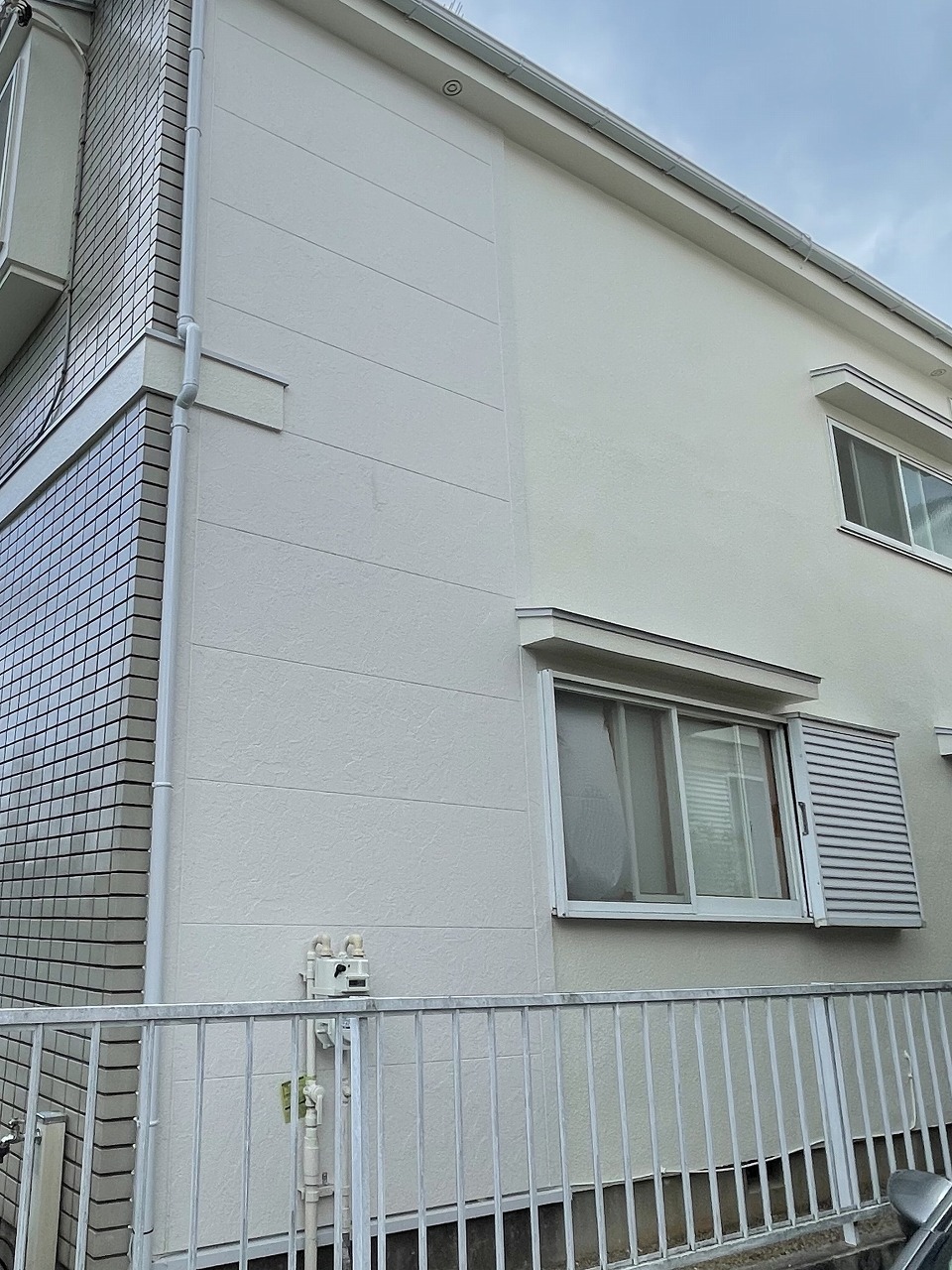 外装塗装後の外観