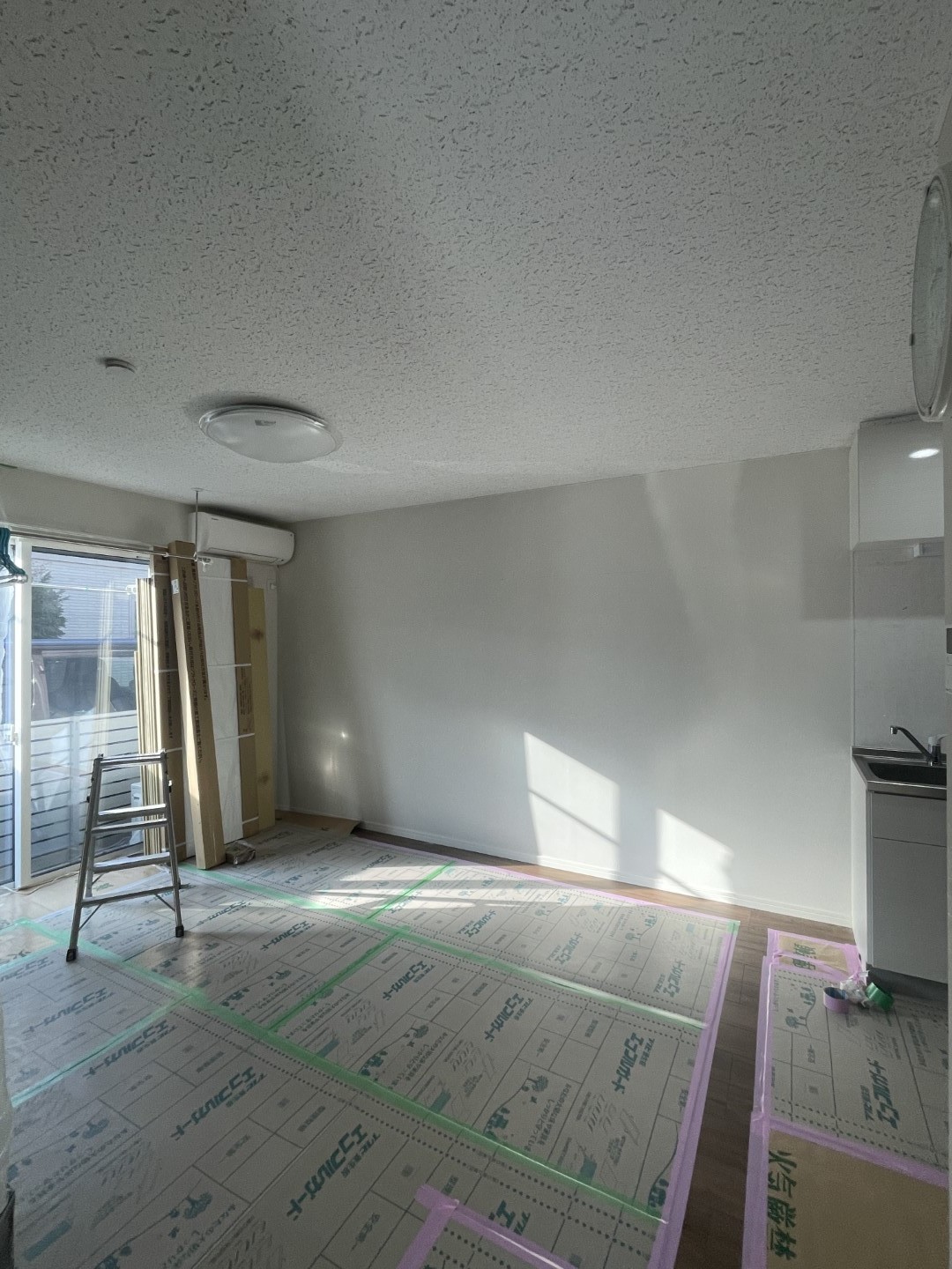 養生中の部屋