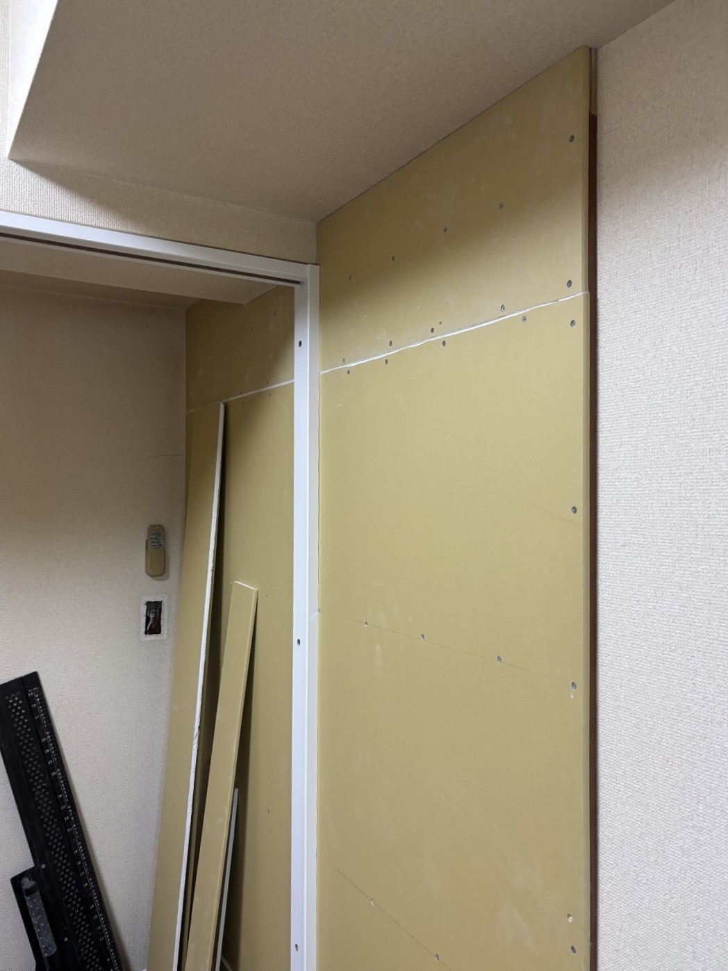間取り変更に伴う既存開口部の閉鎖