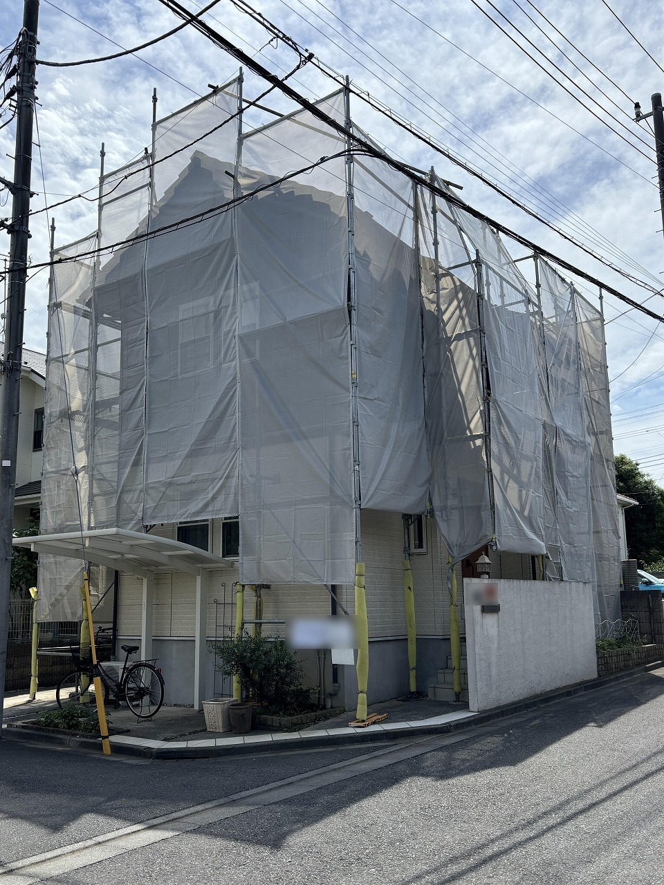 屋根塗装・外壁塗装の足場