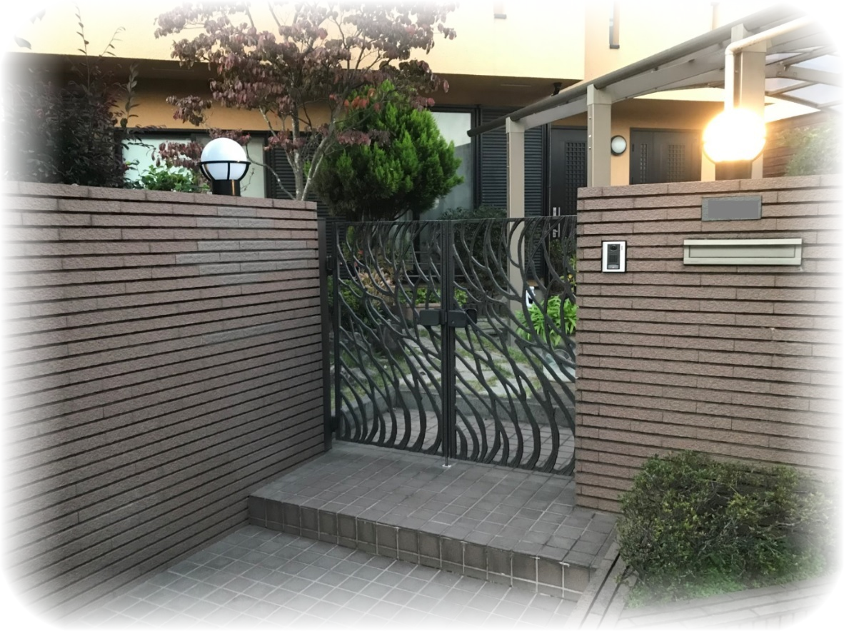 小平市リフォームワークスのエクステリア施工事例：門塀修繕工事