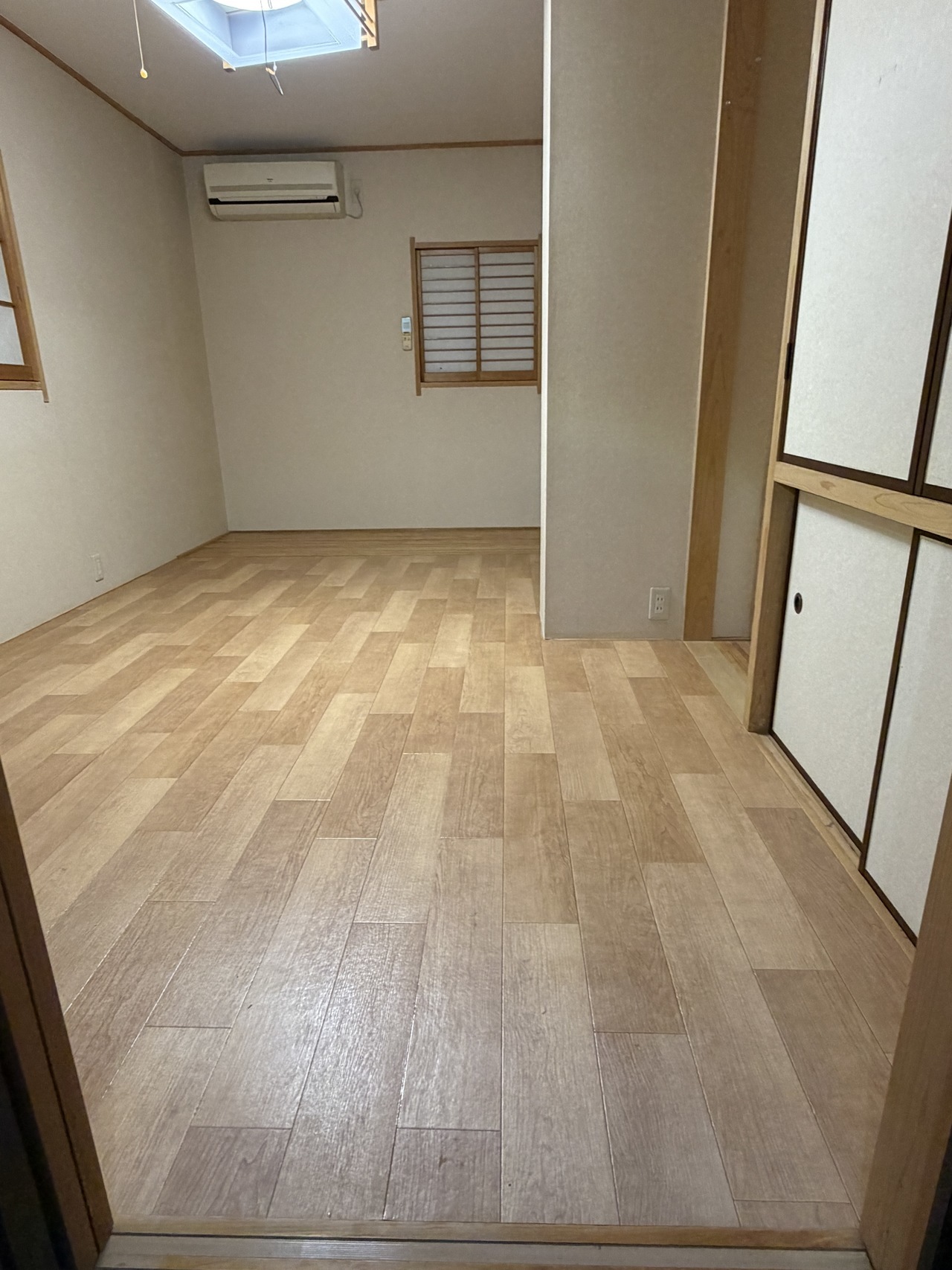 施工後の部屋
