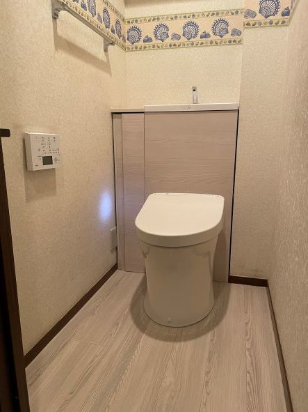 小平市リフォームワークスのトイレの施工事例：TOTO　レストパル