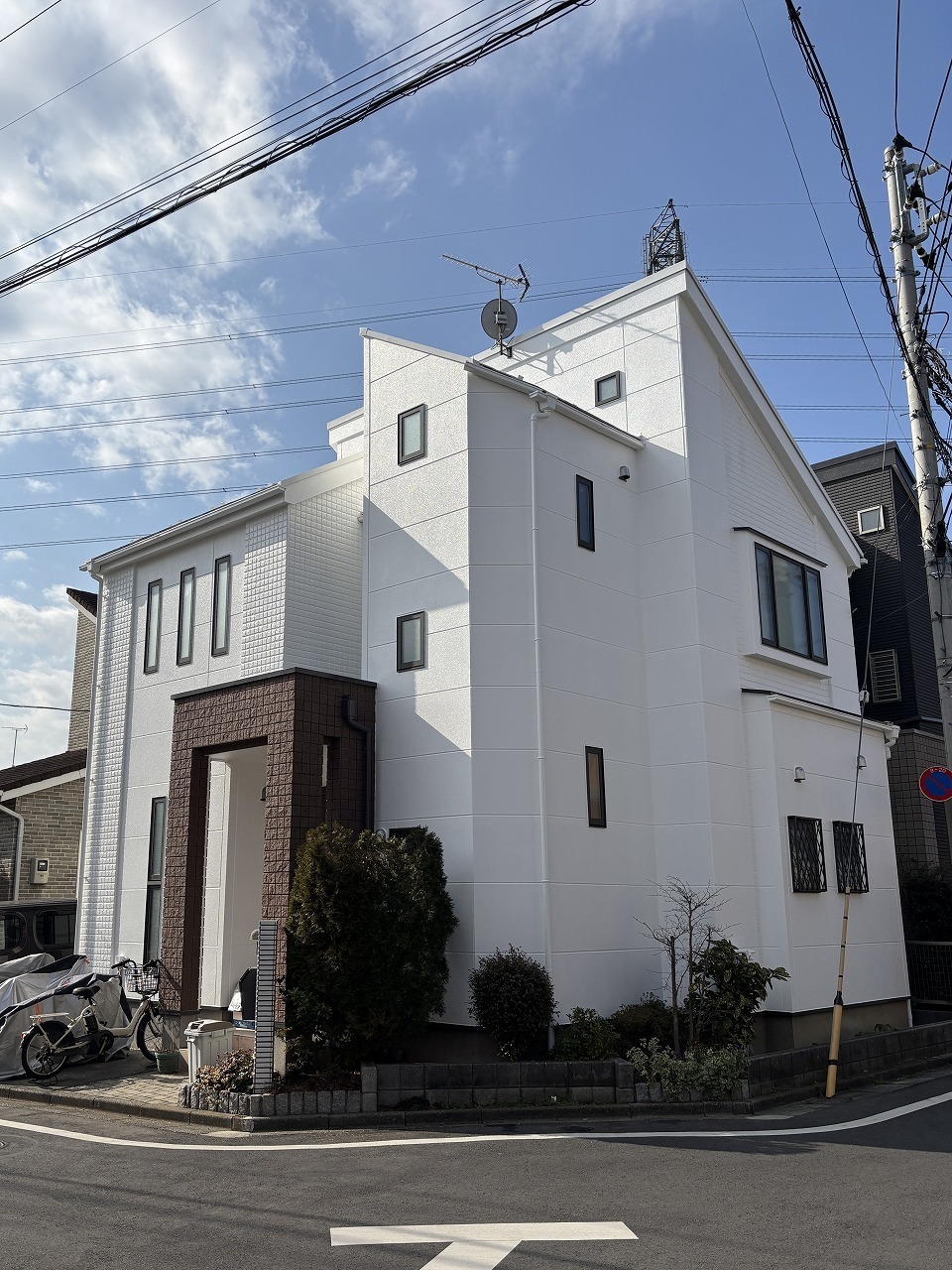屋根塗装外壁塗装後の外壁