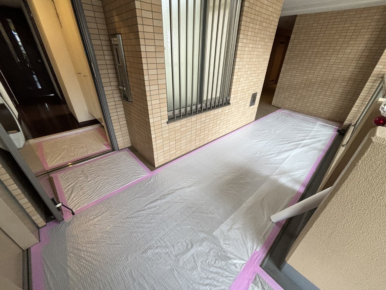 養生中の部屋