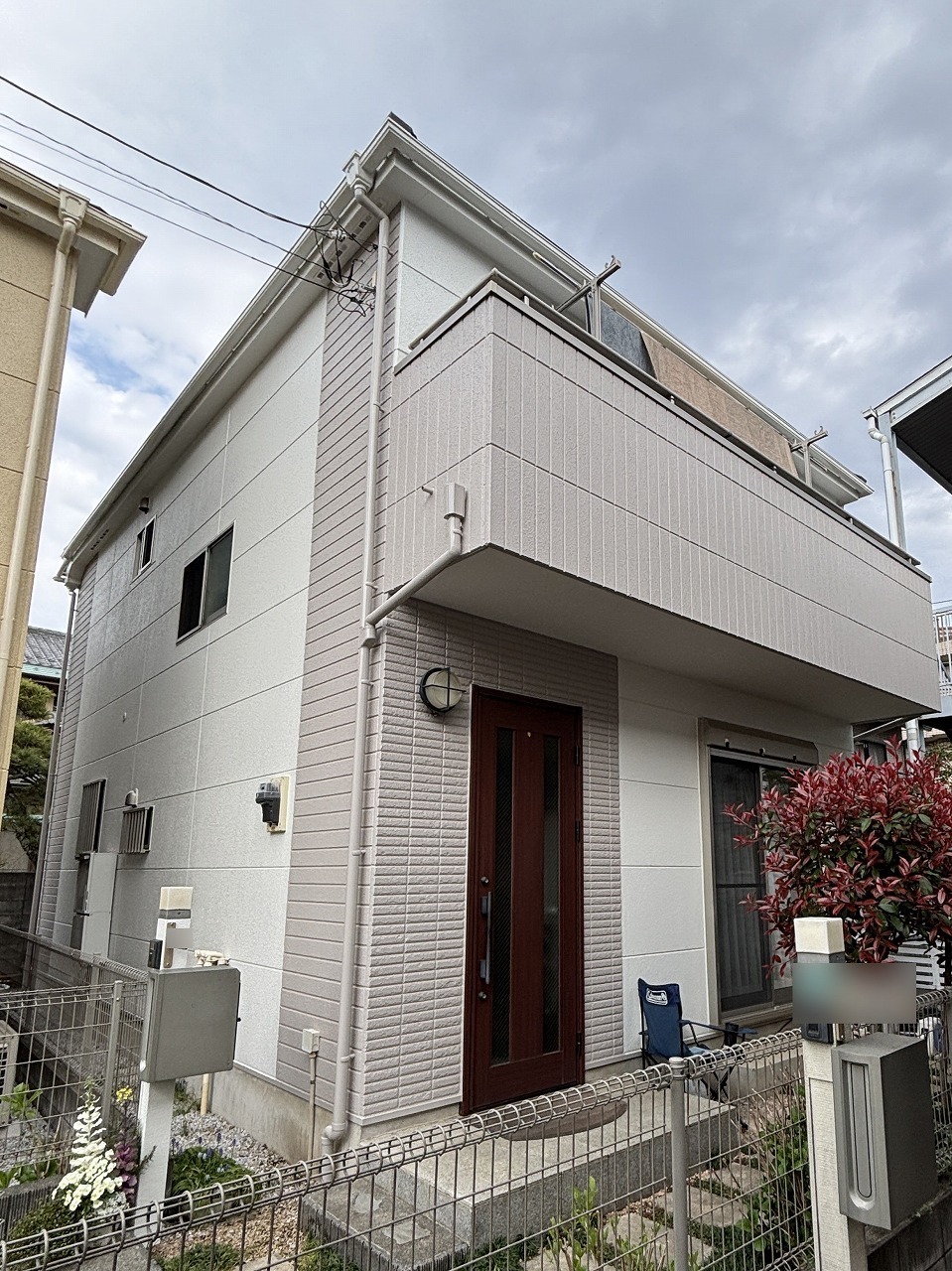 小平市リフォームワークスの施工事例：屋根外壁塗装後の外観
