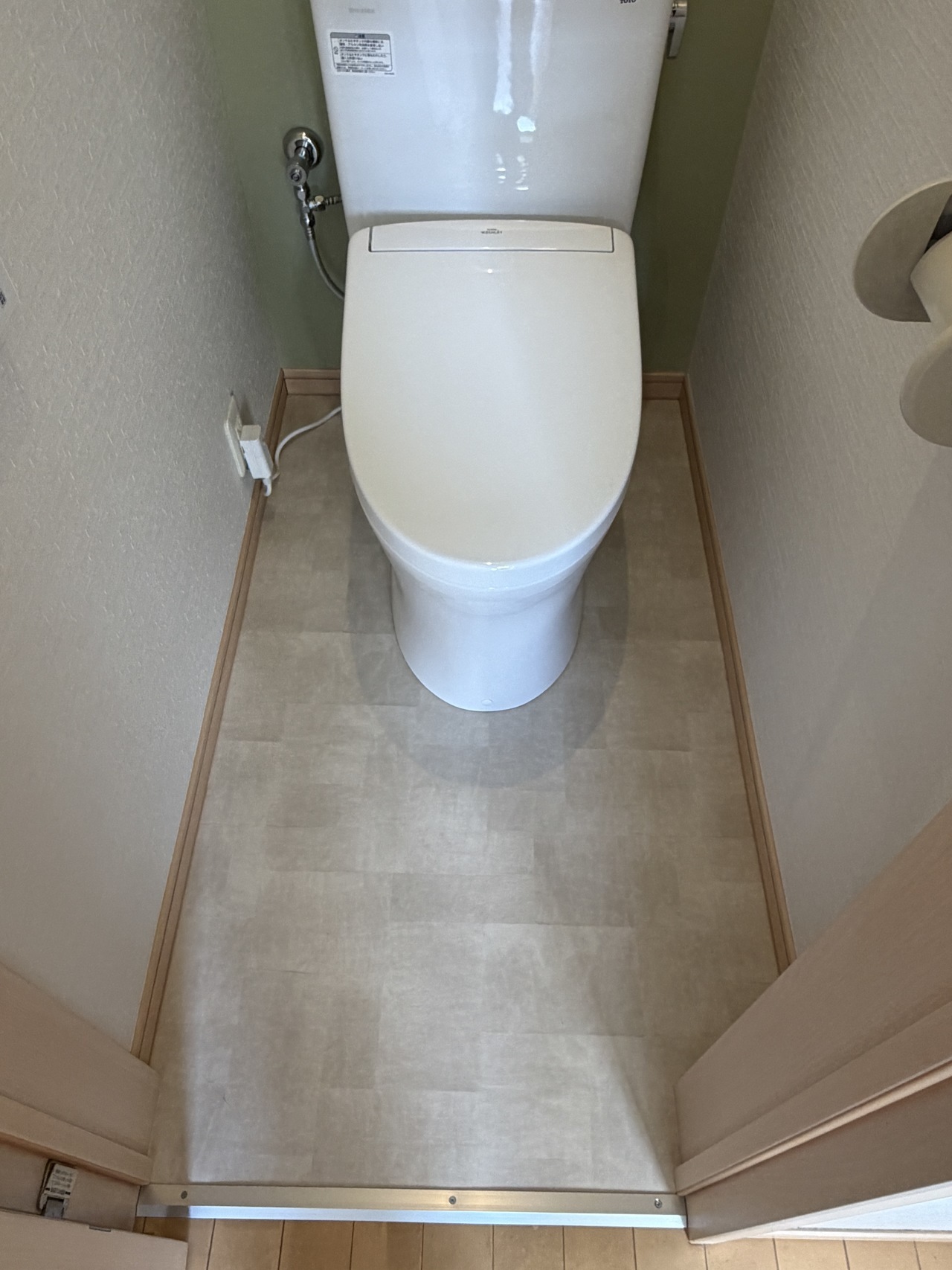 小平市リフォームワークスの西東京市施工事例：リフォーム後のトイレ