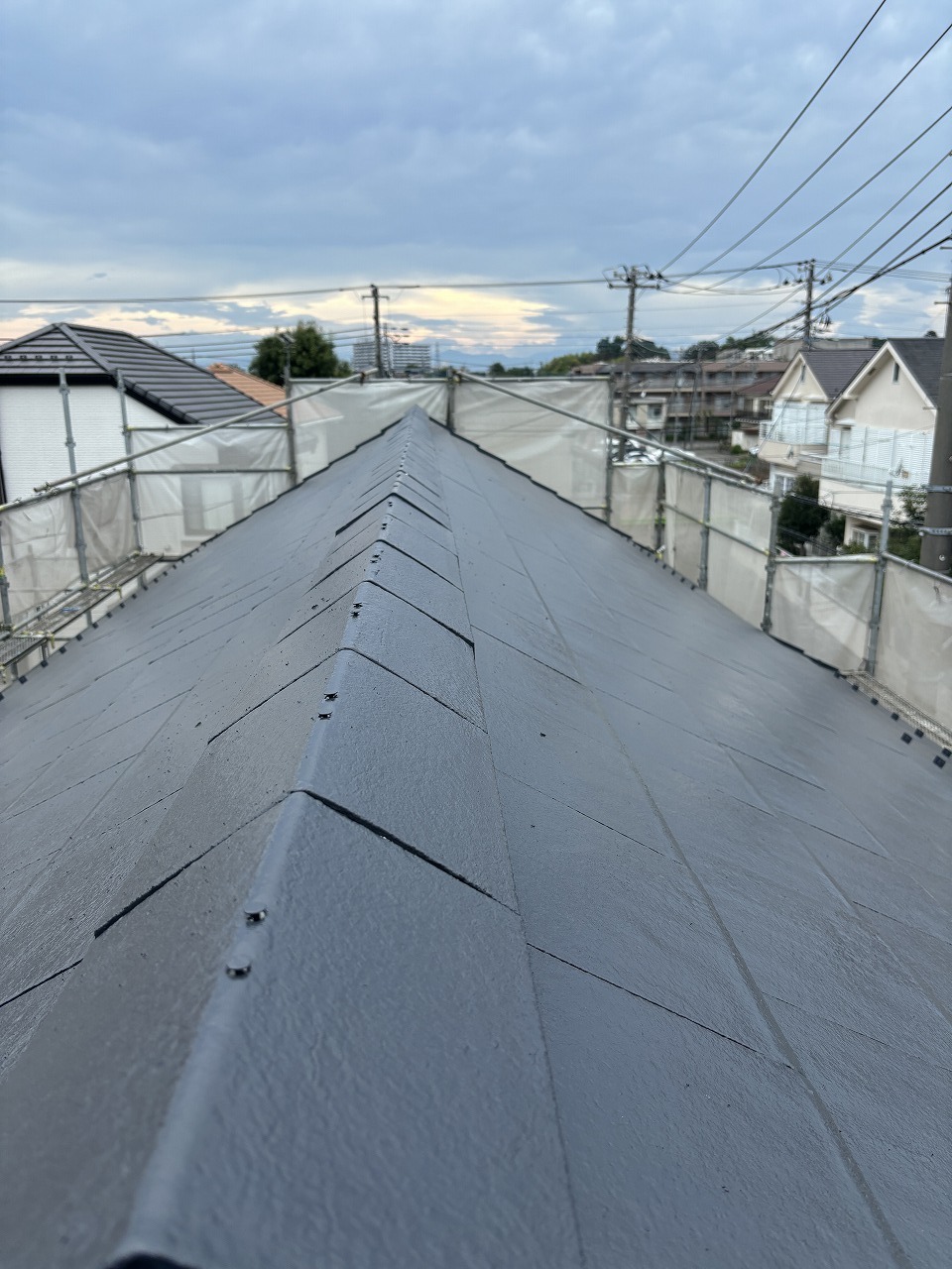 屋根外壁塗装後の外観