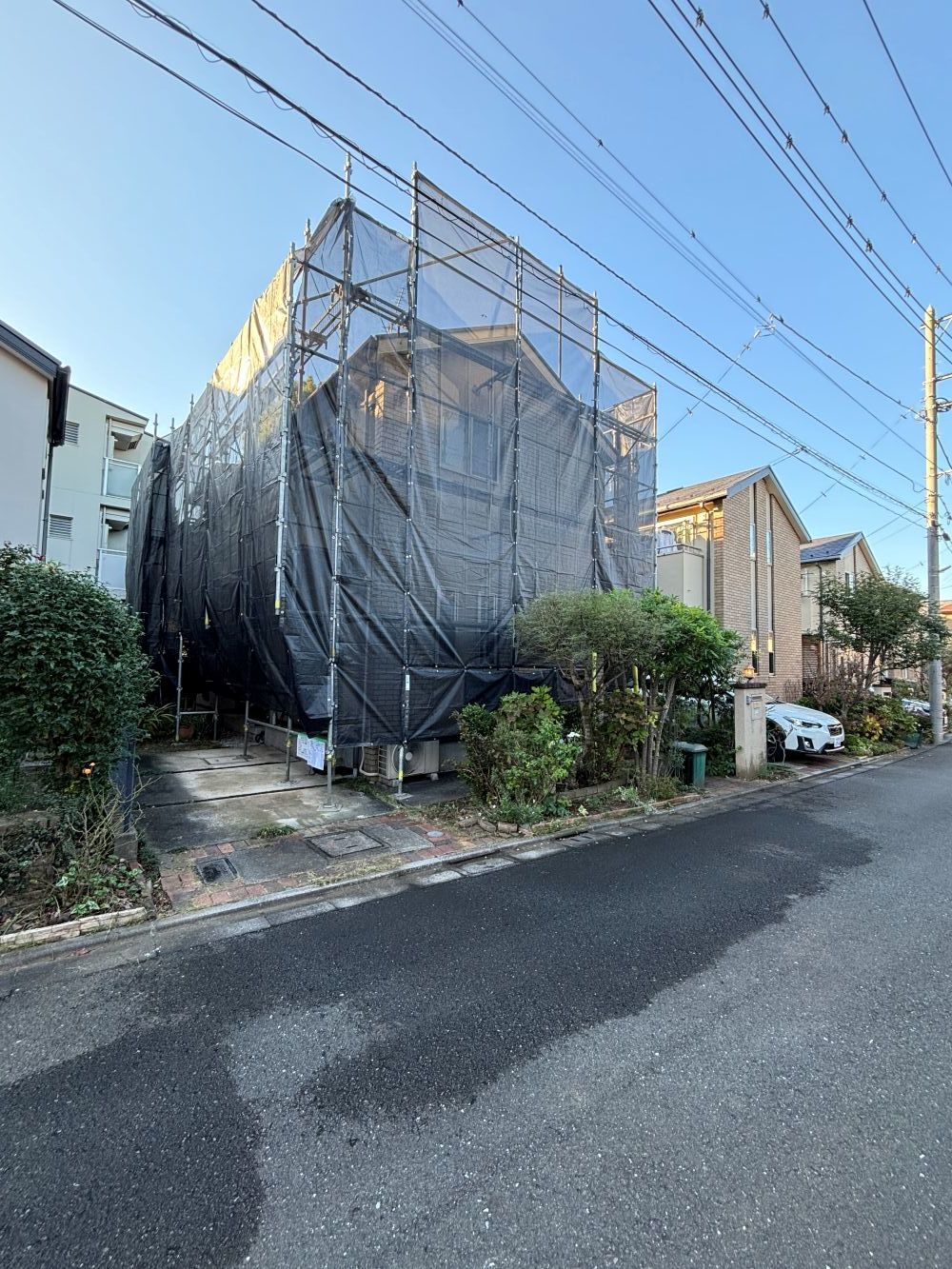 屋根塗装・外壁塗装の足場