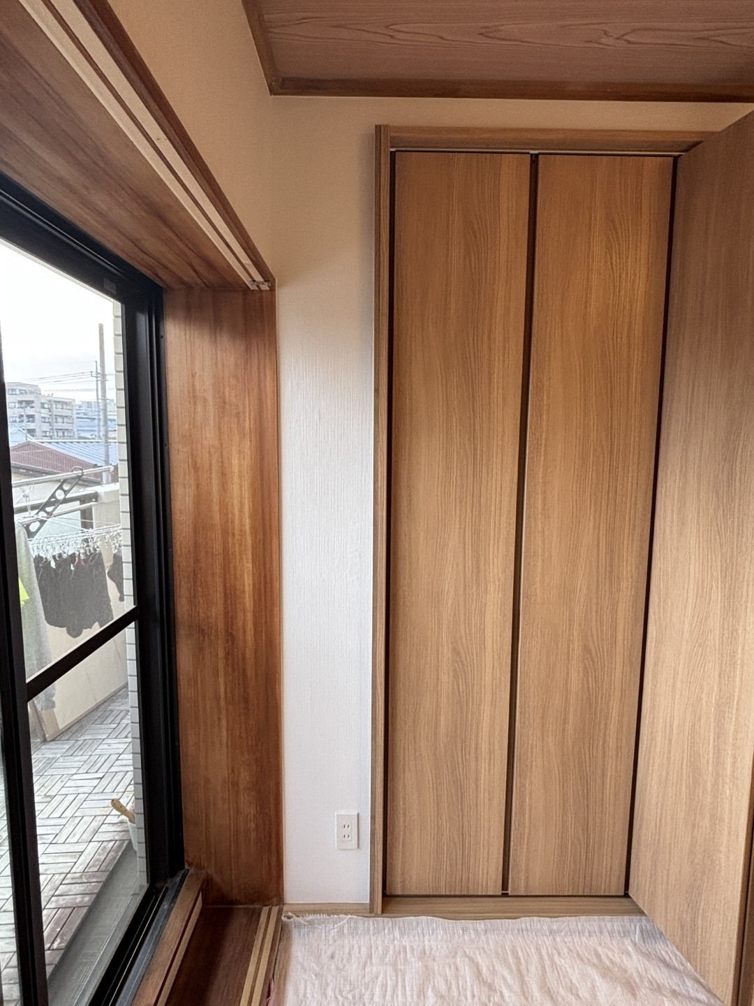 クロスを貼った部屋