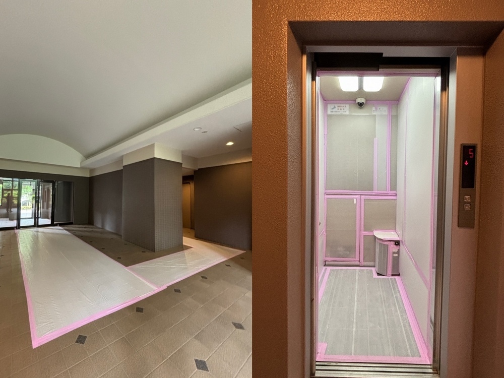 養生中の部屋