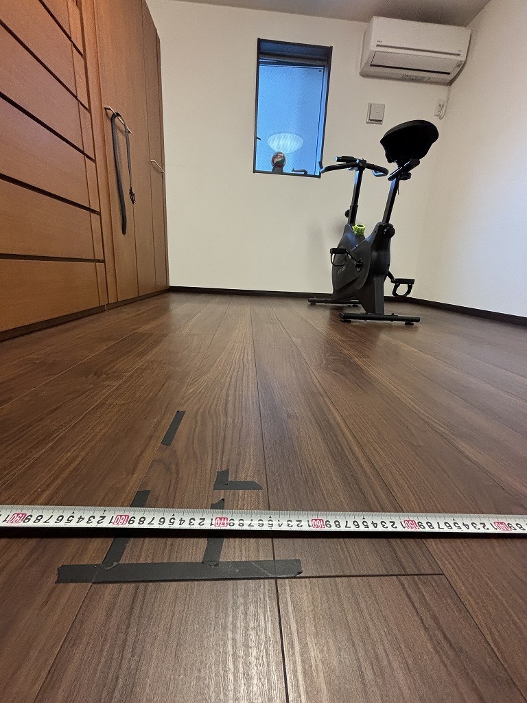 養生中の部屋