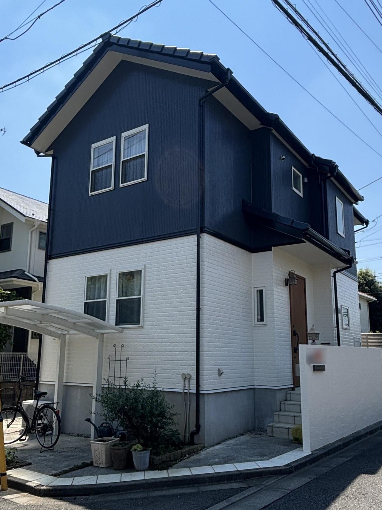 屋根塗装外壁塗装後の外壁