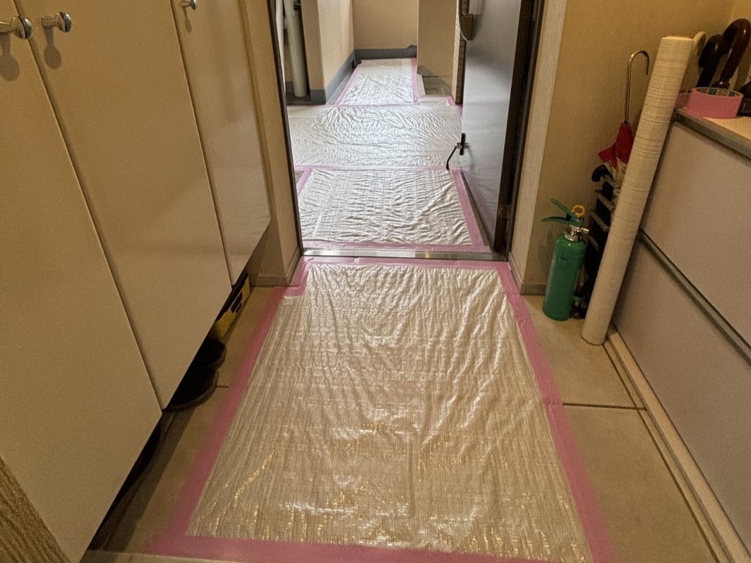 養生中の部屋