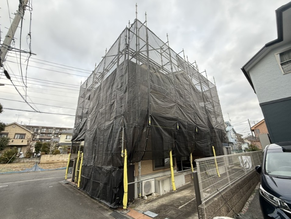 屋根塗装・外壁塗装の足場