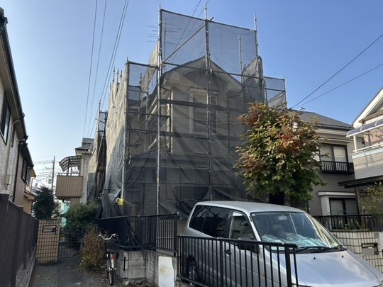 屋根塗装・外壁塗装の足場