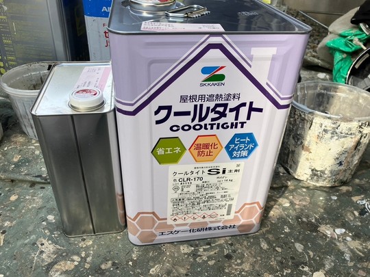 塗装後の屋根