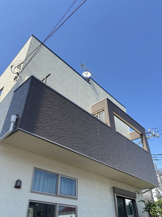 外壁塗装後の外観
