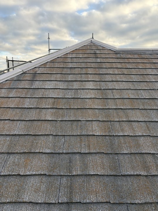 屋根外壁塗装前の外観