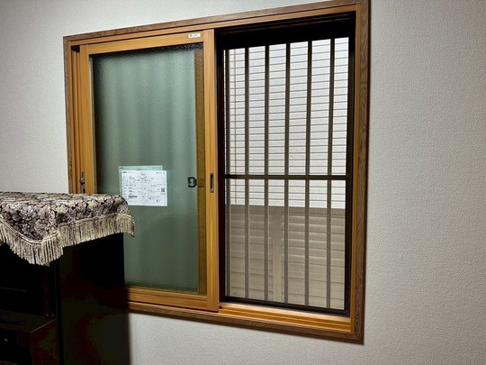 交換後のドア