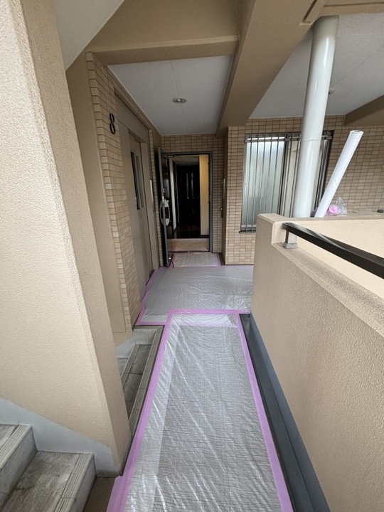 養生中の部屋