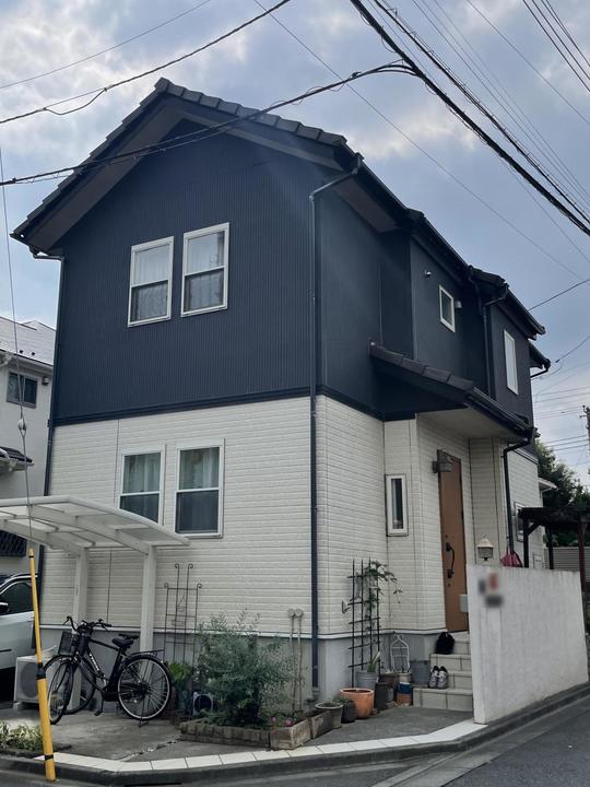 屋根外壁塗装前の外観