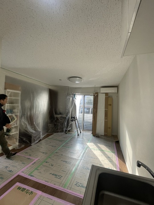 養生中の部屋