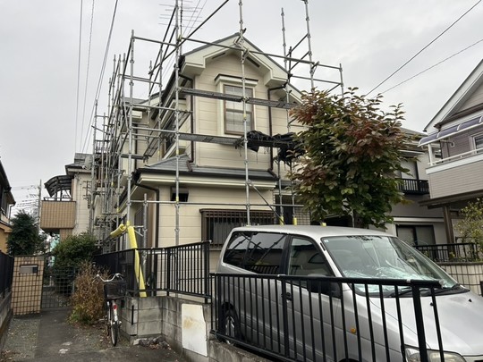 屋根塗装・外壁塗装の足場