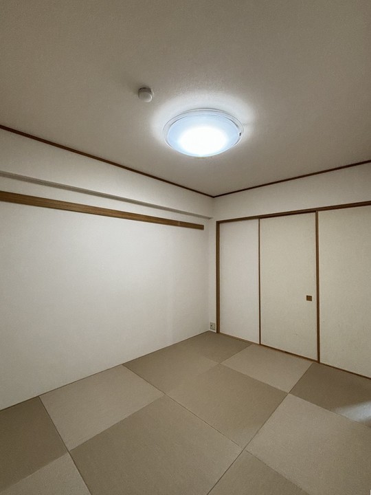 クロスを貼った部屋