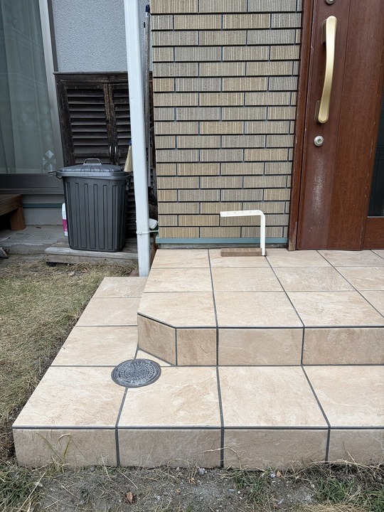 完成したブロックフェンス