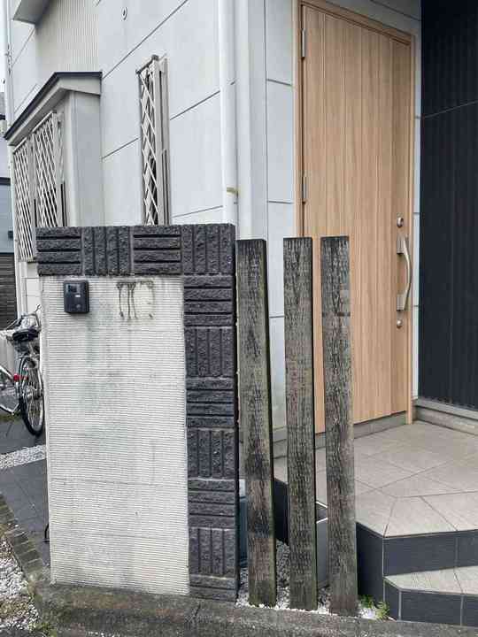外装塗装前の外観