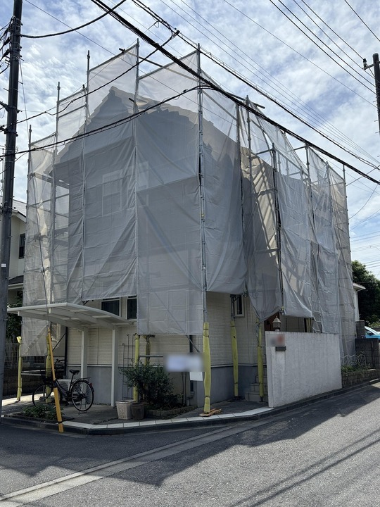 屋根塗装・外壁塗装の足場