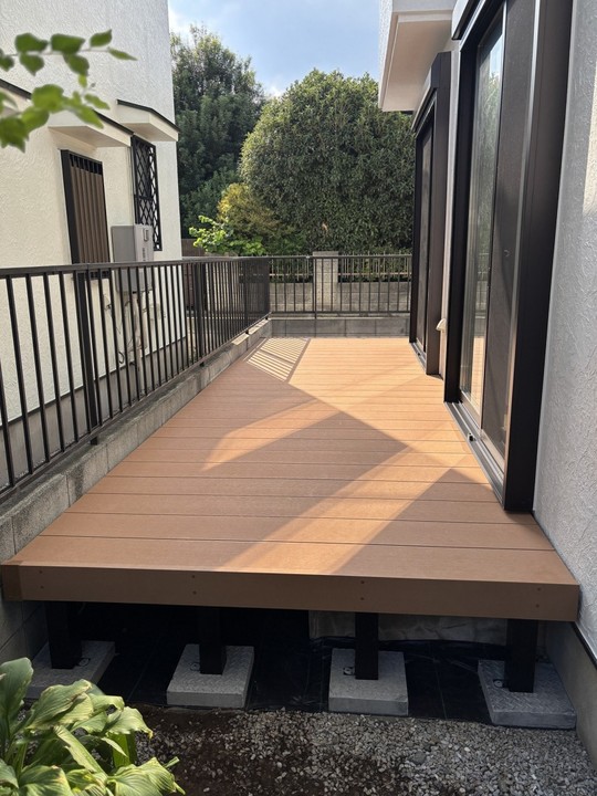 外構工事施工後の外観