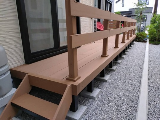 外構工事施工後の外観