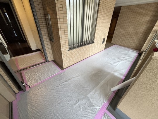 養生中の部屋