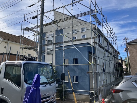 屋根塗装・外壁塗装の足場