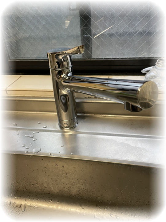 キッチン水栓交換完了