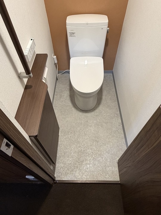 小平市リフォームワークスの西東京市施工事例：リフォーム後のトイレ