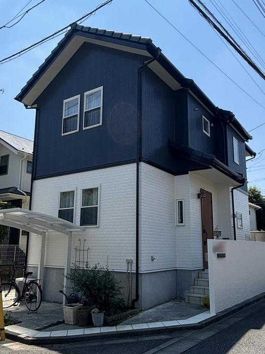 屋根塗装外壁塗装後の外壁