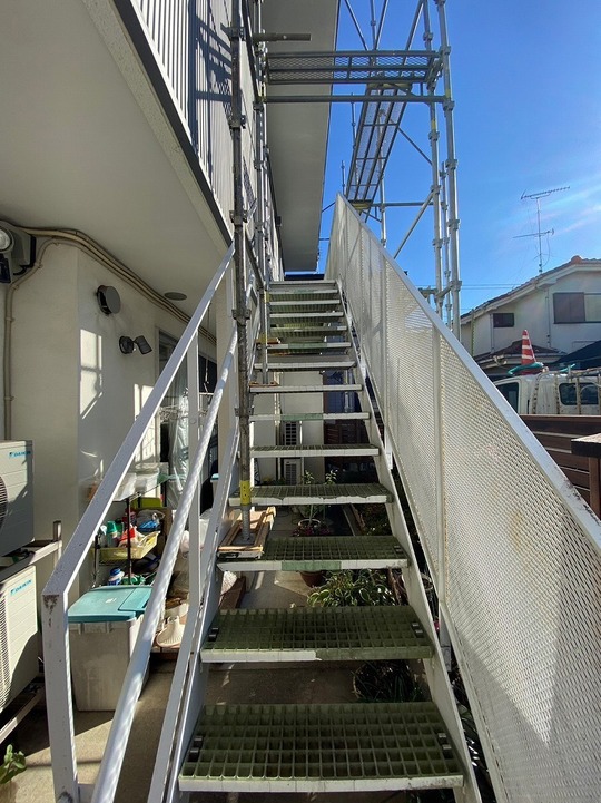 板金改修した破風